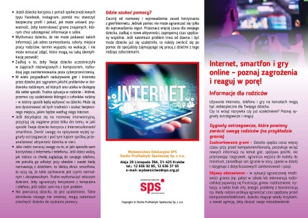 Internet, smartfon i gry online - poznaj zagrożenia i reaguj w porę 1